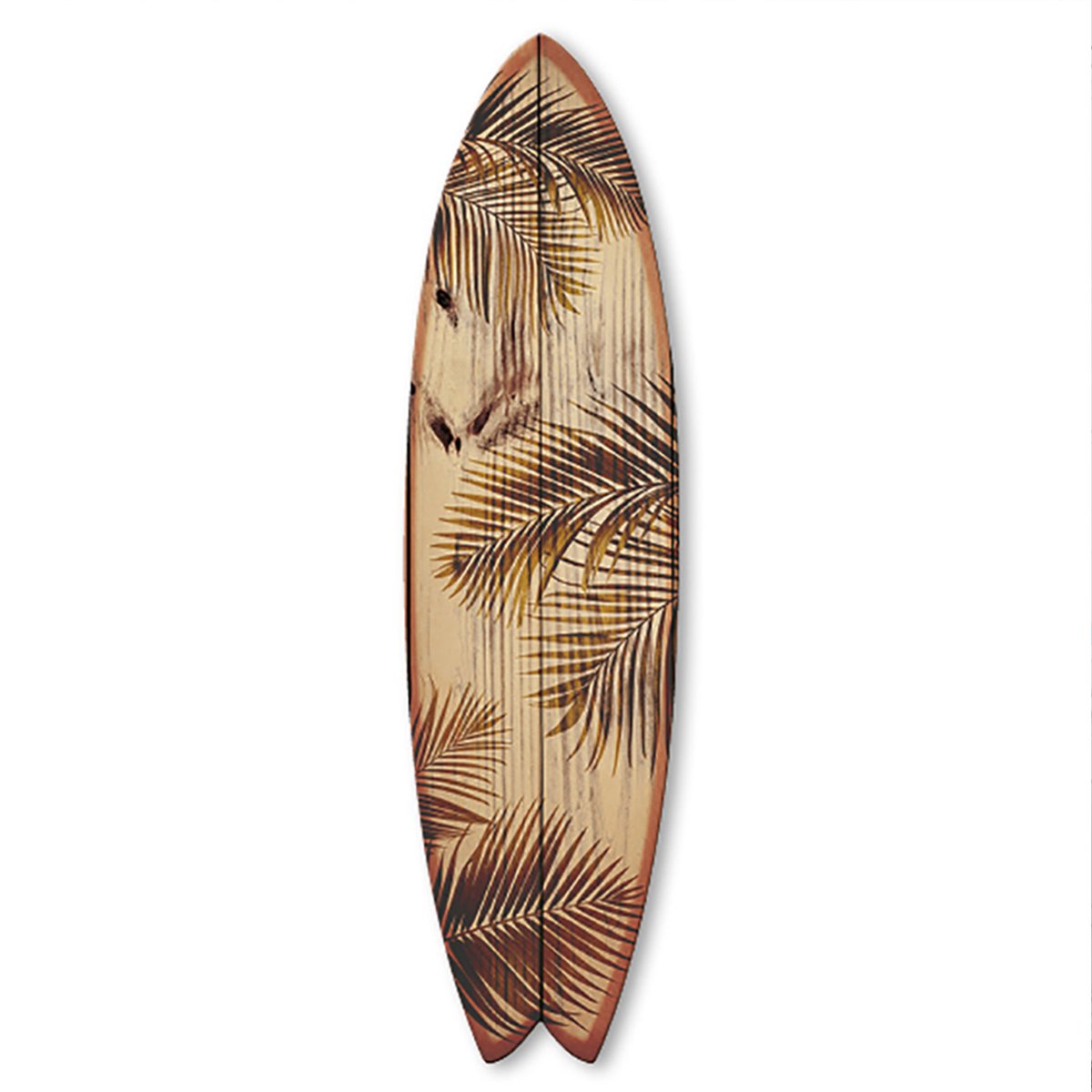 Planche de surf décorative surf brown tableau alu dibond, HEXOA