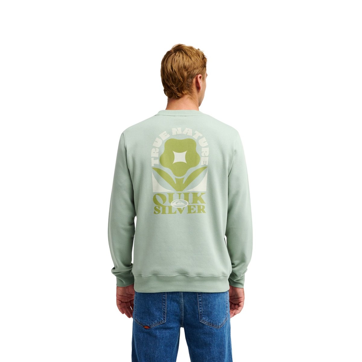 Sweat TRUE vert iceberg green, QUIKSILVER