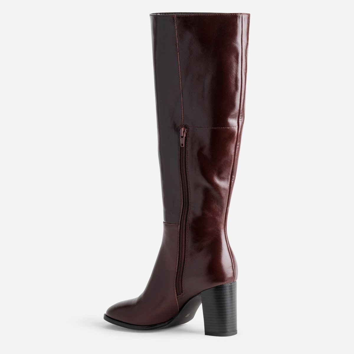 Botte À Talon en cuir MANON bordeaux, ERAM