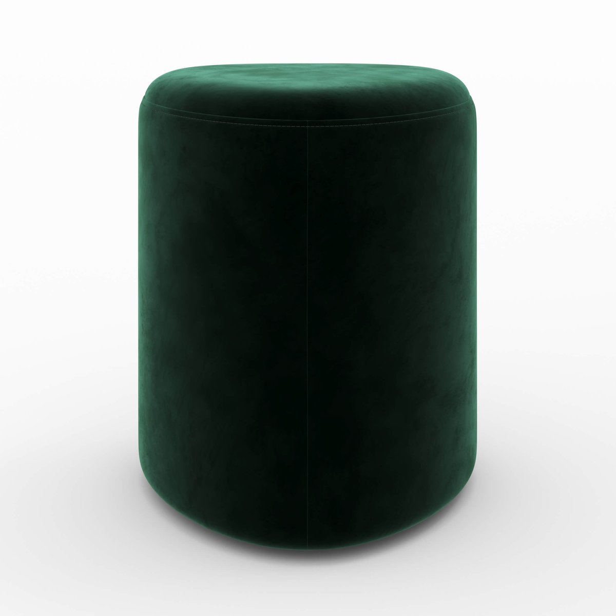 Pouf en velours - EMMY vert, MAISON PAVANE