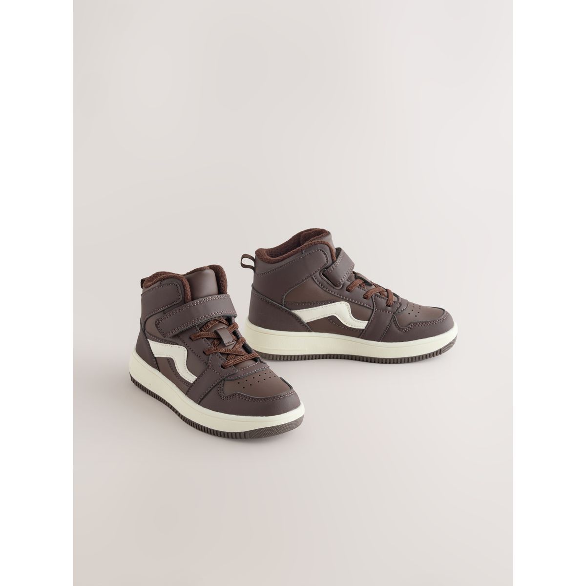 Baskets montantes marron chocolat, NEXT