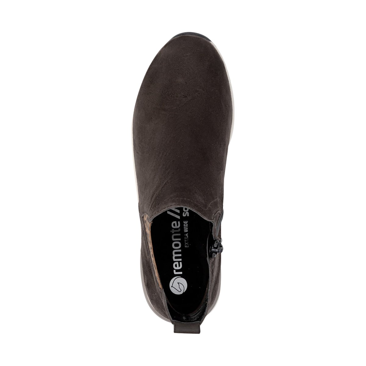 Basket Montante Cuir marron combi, REMONTE