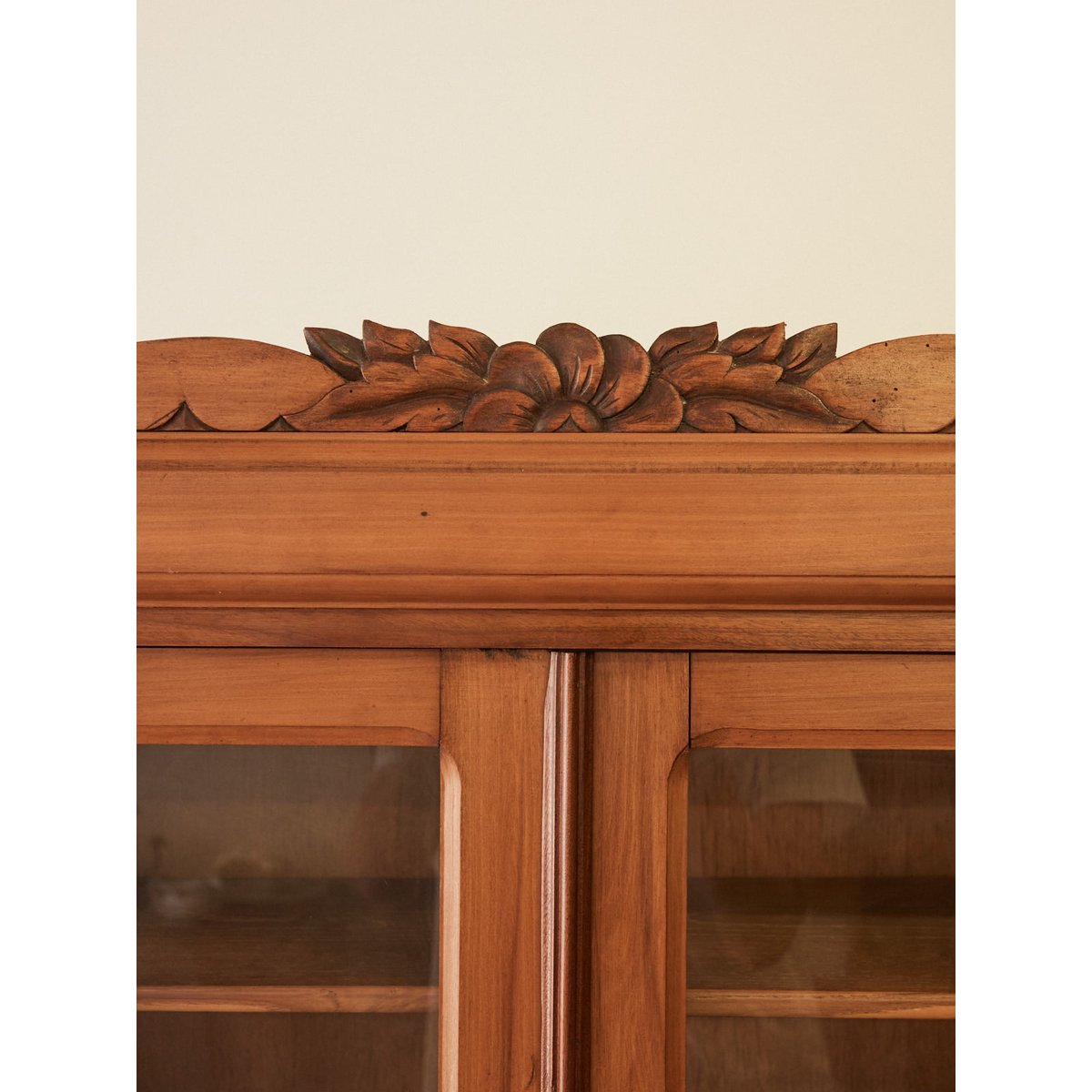 Vitrine Art déco en bois Victoria N°1288 - Bon état transparent, DEBONGOUT