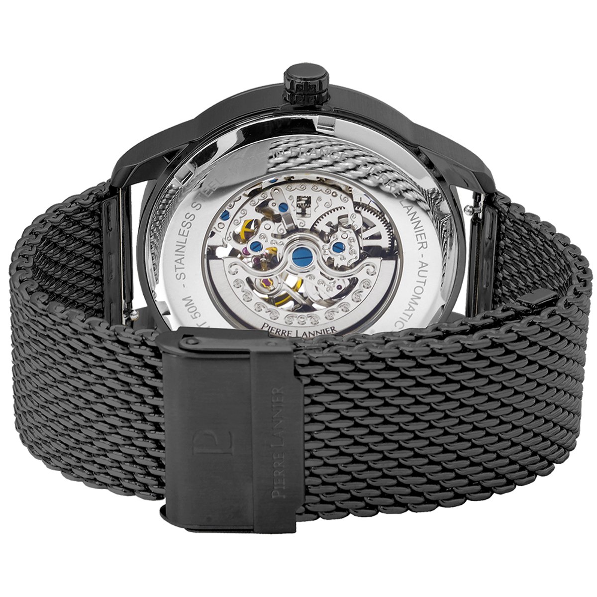 Montre Analogique AUTOMATIC bleu bleu bleu, PIERRE LANNIER