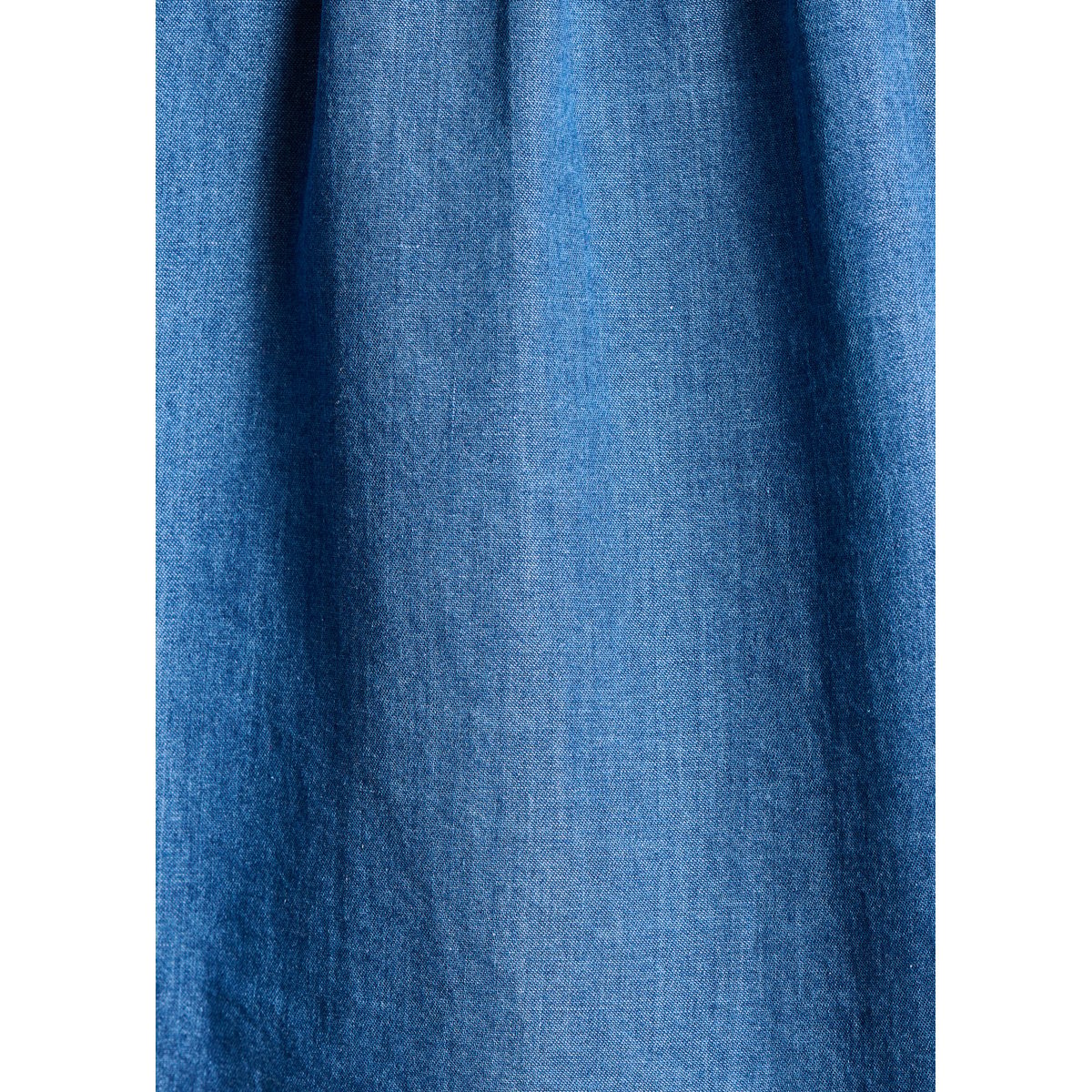 Chemise courte en jean souple manches courtes medium, LA FEE MARABOUTEE
