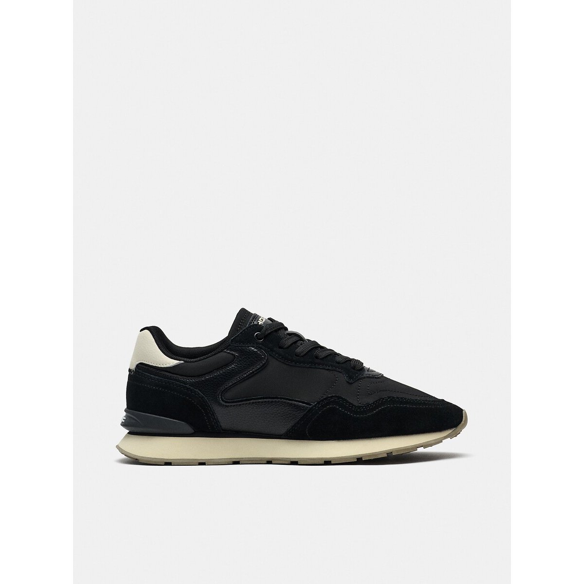 Leren sneakers City zwart, HOFF