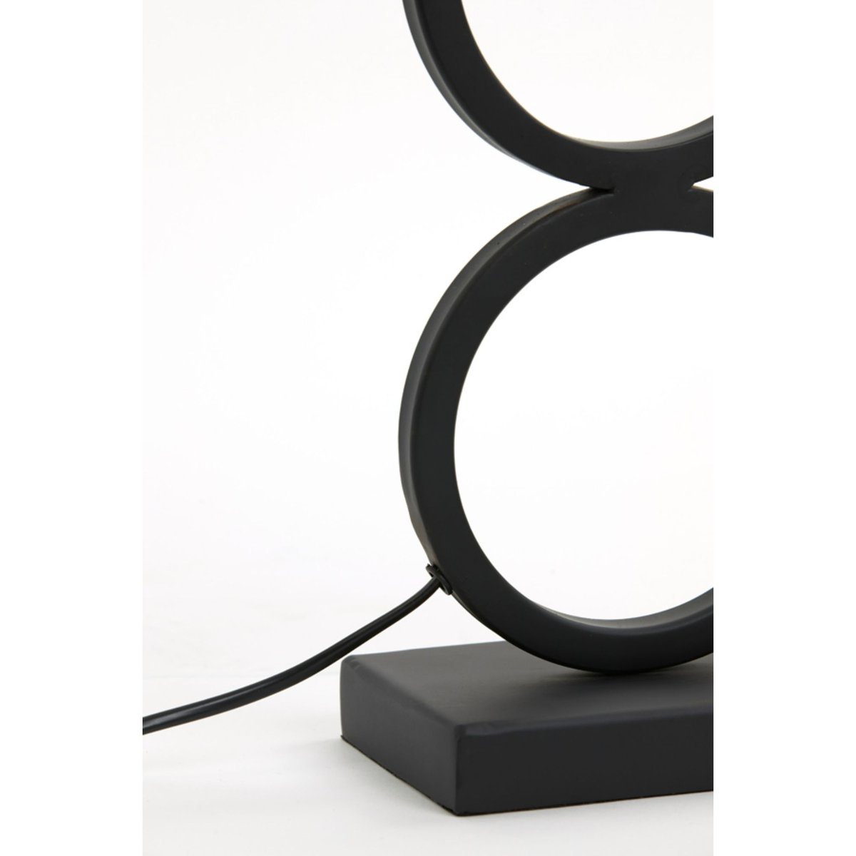 Pied De Lampe Métal STELIOS noir, LIGHT & LIVING