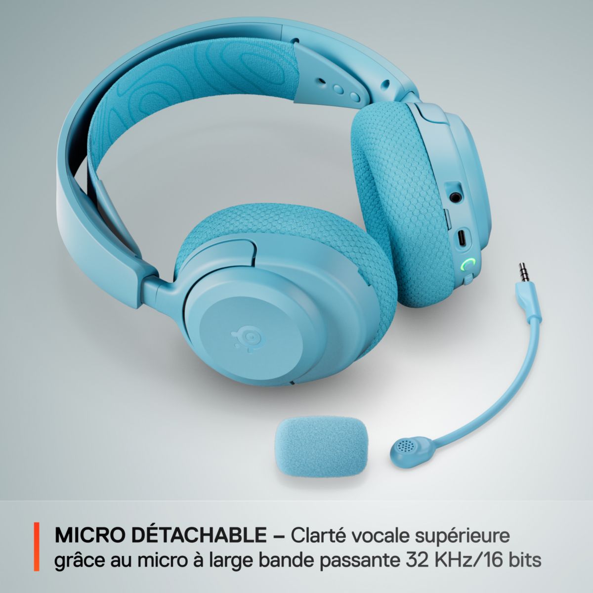 Casque gamer Arctis Nova 3 XW Aqua couleur unique, STEELSERIES