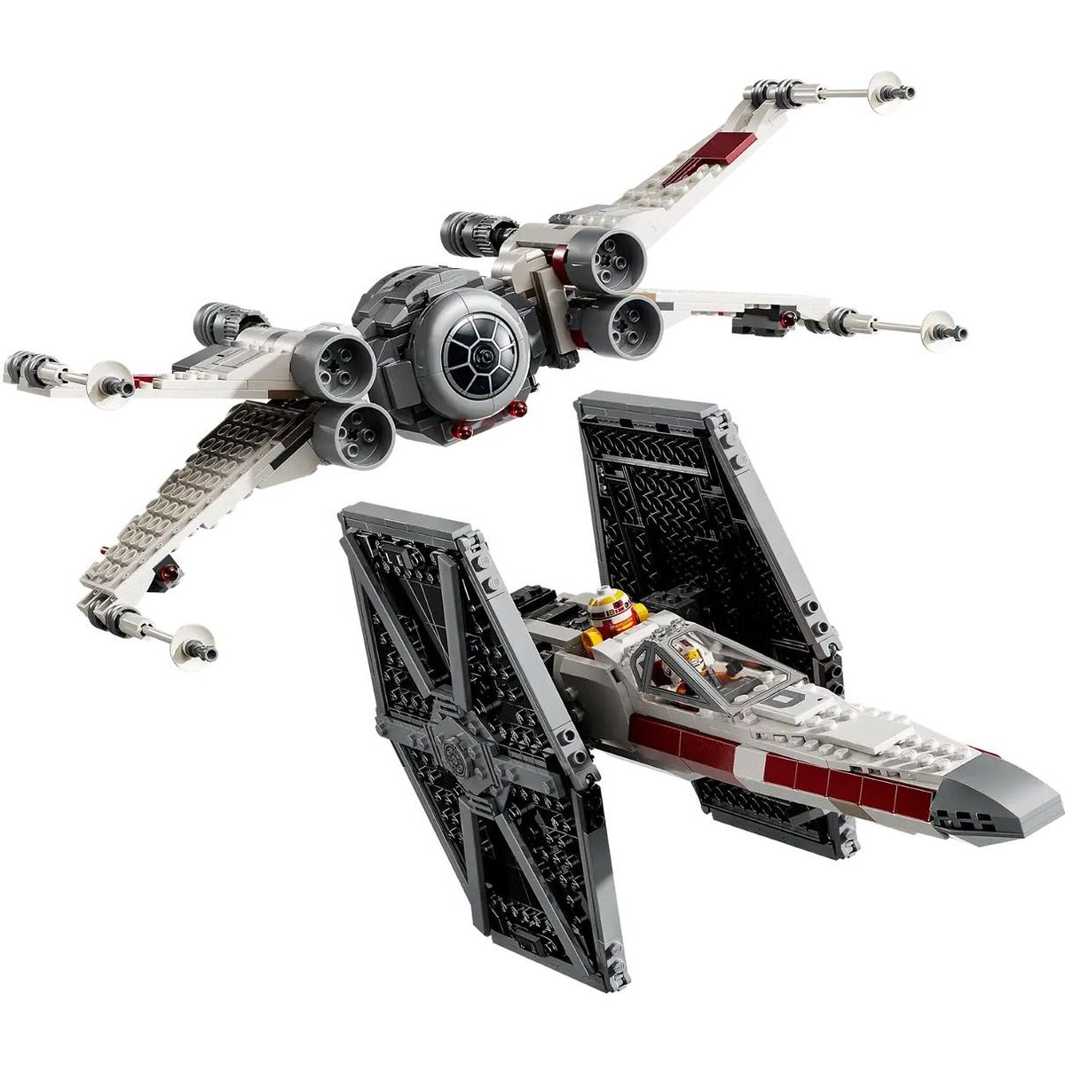 LEGO Star Wars : Set de construction TIE Fighter et X-Wing - 75393 multicolore, LEGO