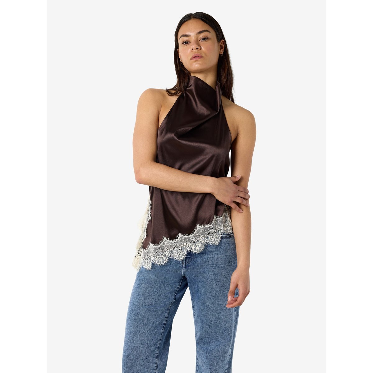 Top Dos Nu marron - chocolate brown1, NOISY MAY