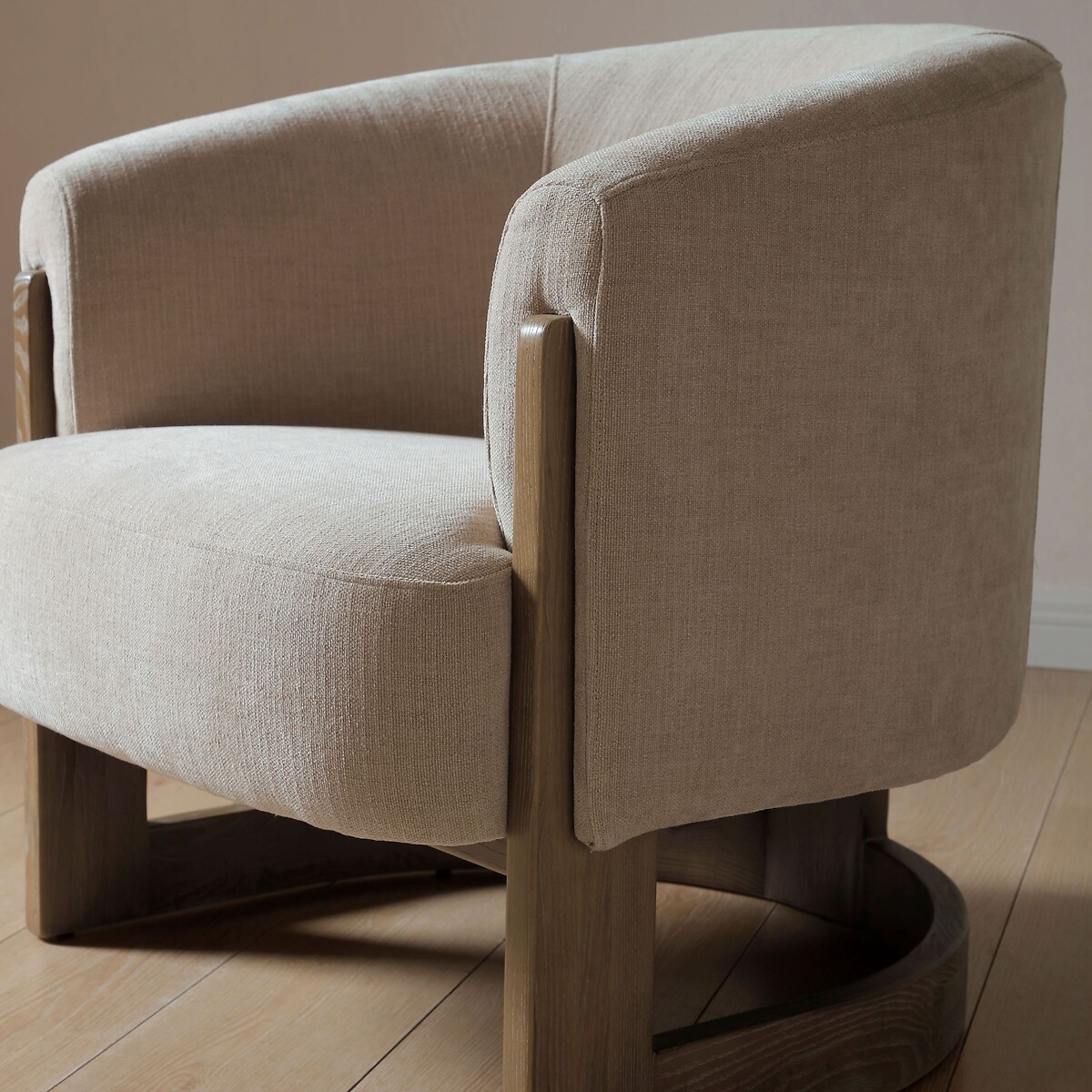 Leland Curve Chenille Tub Chair light taupe, ÉDITÉ