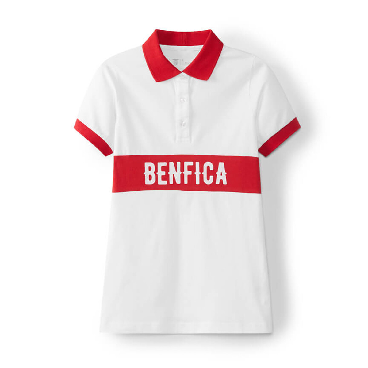 Polo Benfica para mulher, SL Benfica branco, SL BENFICA