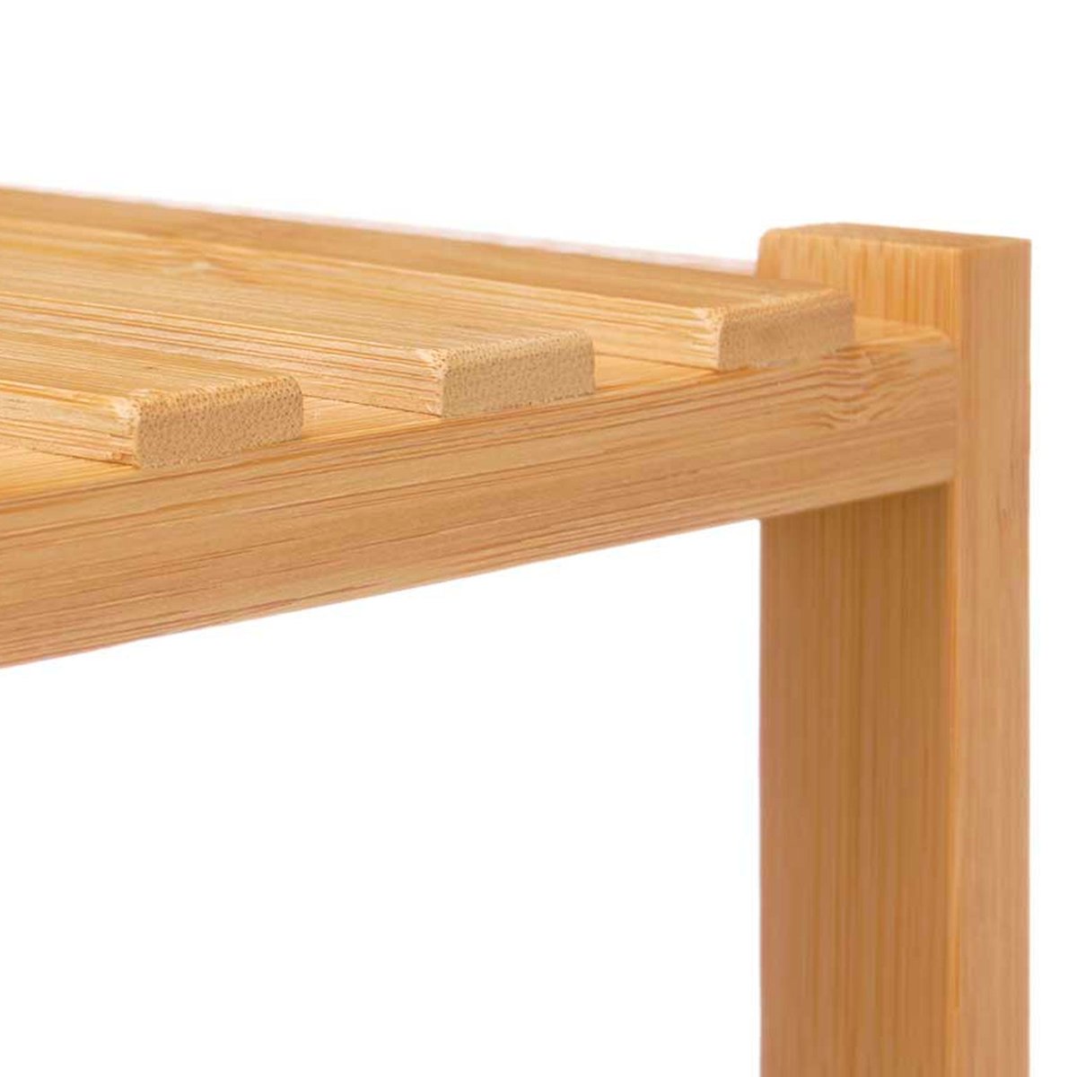 Étagère salle de bain bambou 3 étages 32x33x77.5cm bois, WADIGA
