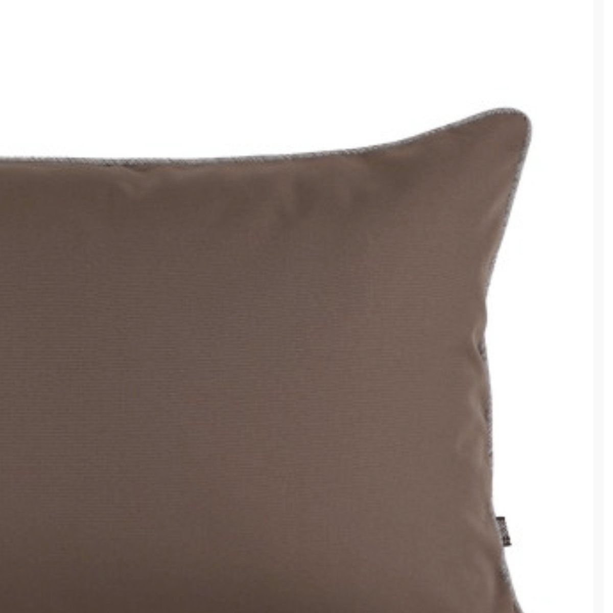 Coussin rectangle uni extérieur taupe, SUD ETOFFE