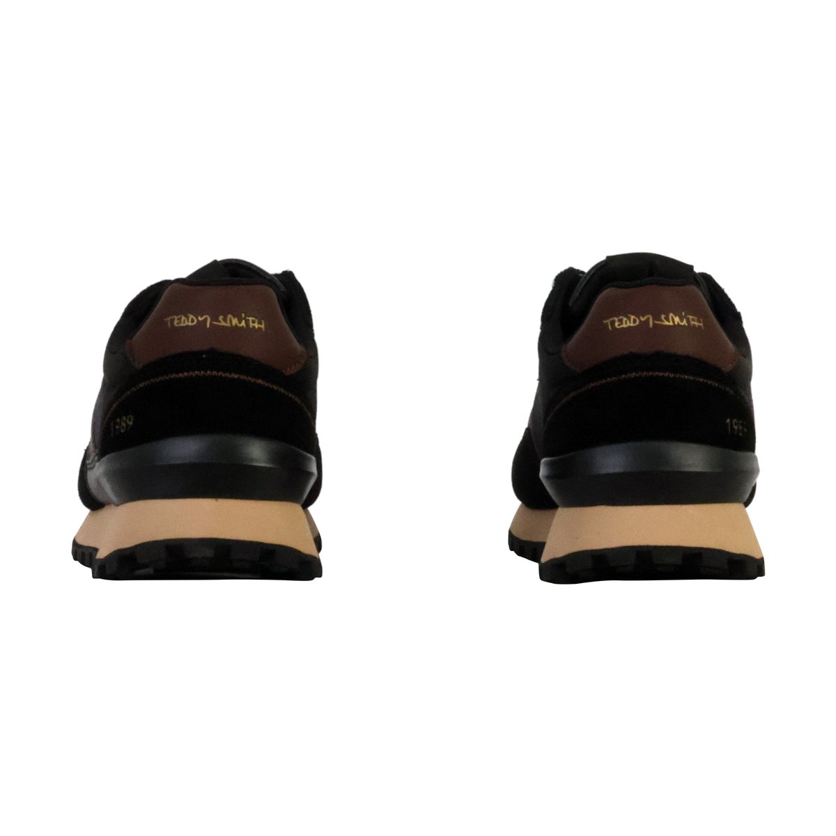 Basket Cuir Teddy Smith noir, TEDDY SMITH