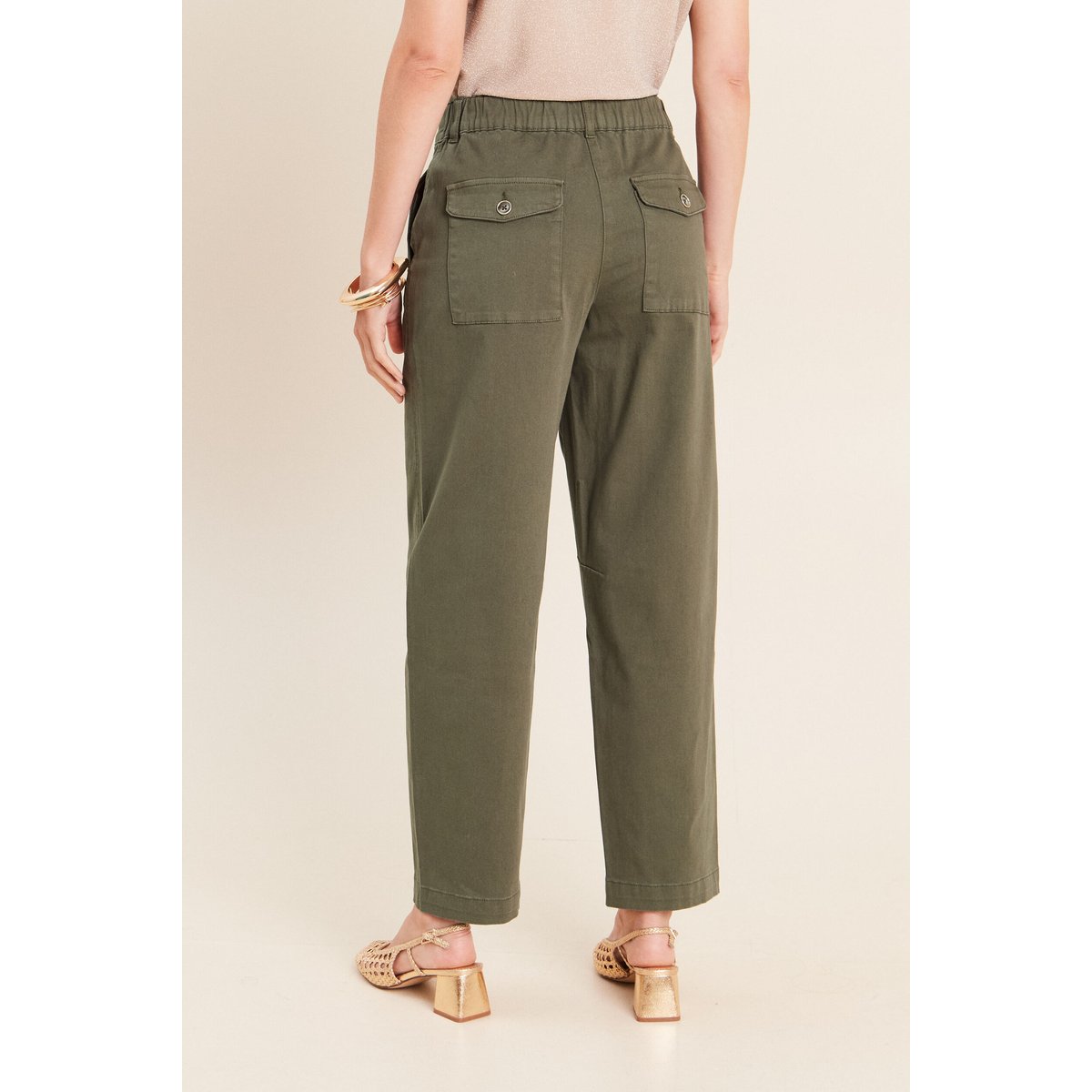 Pantalon boyfriend vert kaki, BREAL