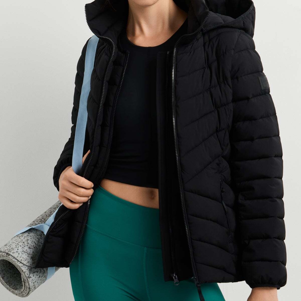 Doudoune Matelassée Imperméable noir, PEPE JEANS
