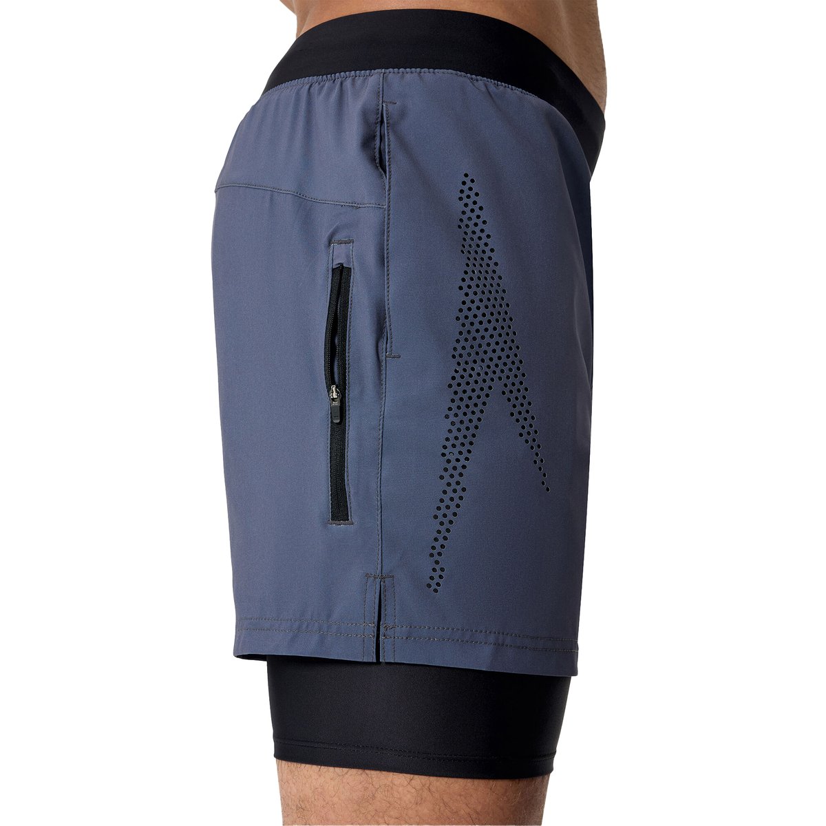 Jammer de natation à taille élastiquée motif/style logo VOLLEY gris, SPEEDO