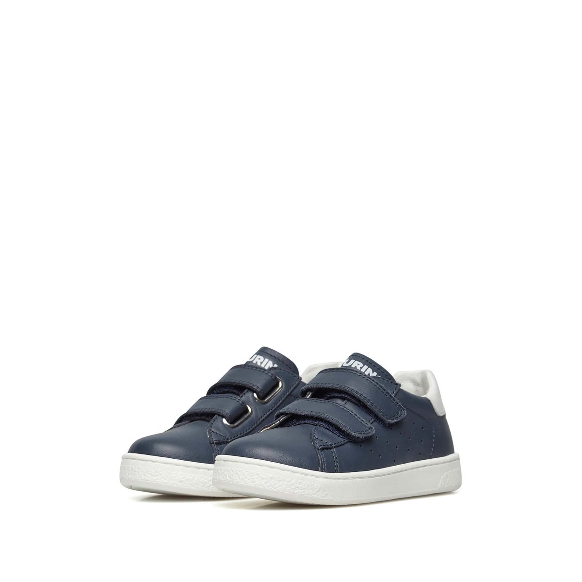 Baskets en cuir HASSELT 2 VL. marine, NATURINO