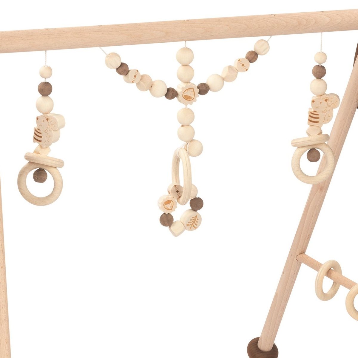 Portique d'activités écureuil beige, GOKI