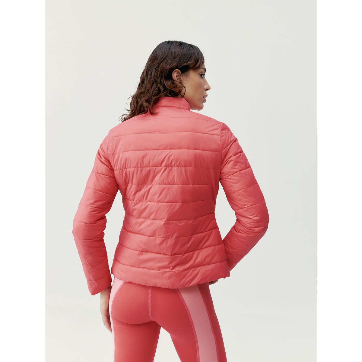 Veste de sport femme Lyra Réversible avec poches corail saumon, BORN
