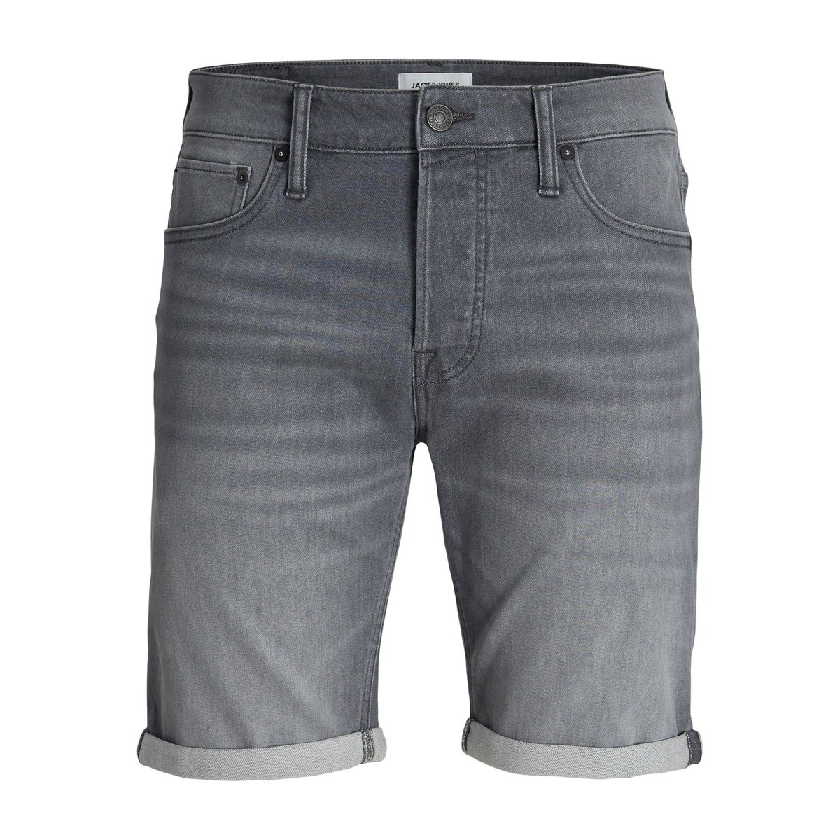 Plus Size Short coupe classique Regular Fit Short coupe classique grey denim, JACK & JONES