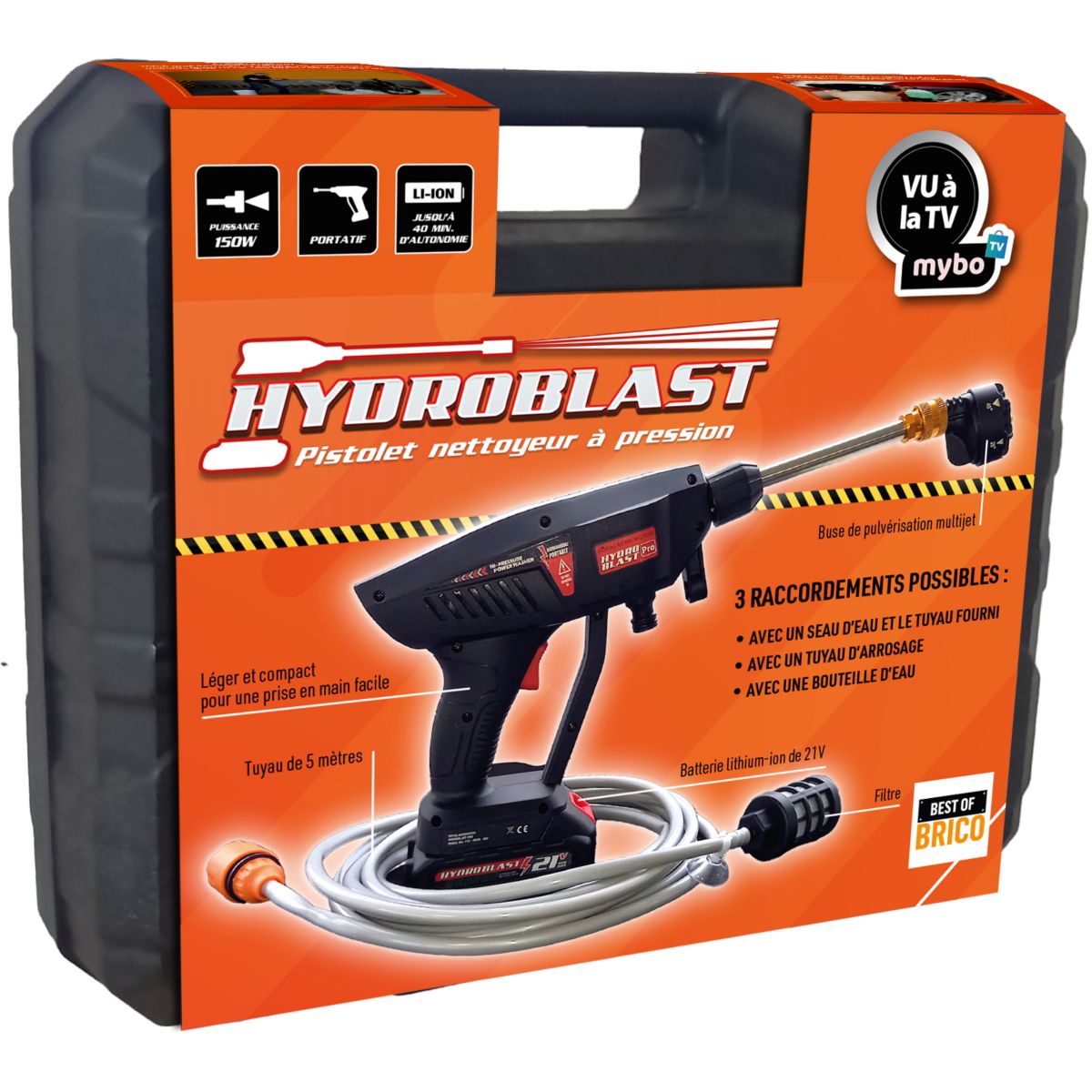 Nettoyeur moyenne pression Hydroblast couleur unique, BEST OF TV