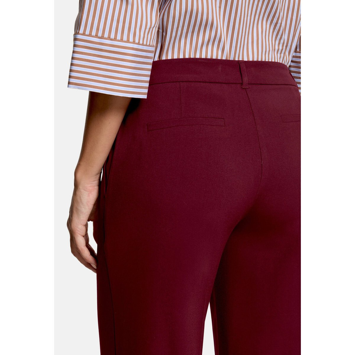 Pantalon de tailleur à poches fall burgundy, BETTY & CO