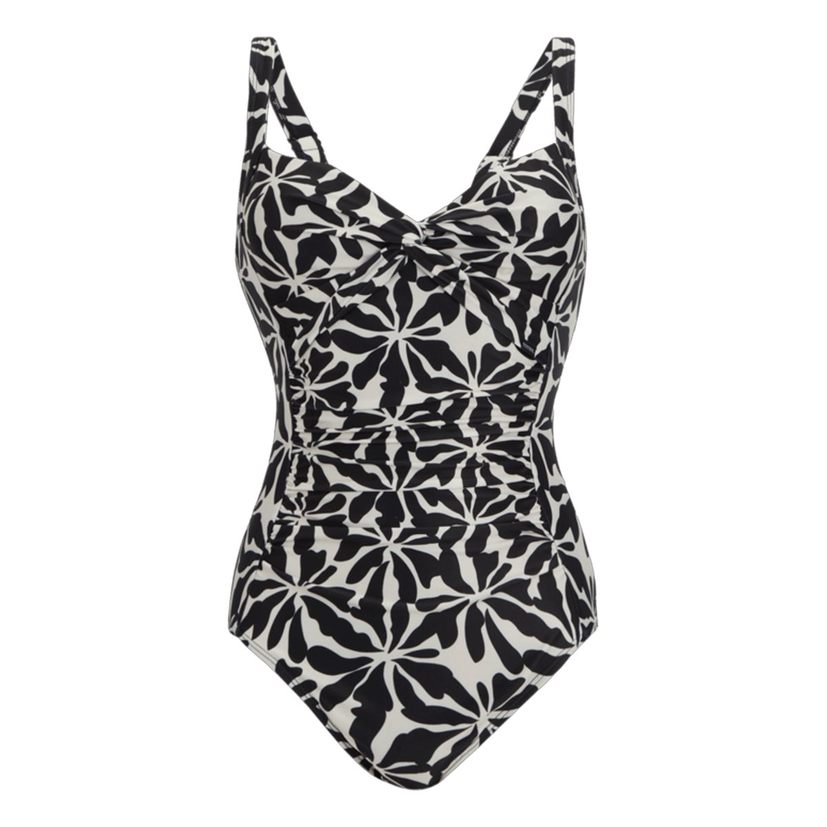 Maillot de bain 1 pièce motif/style floral abstrait SAKARI beige, REGATTA