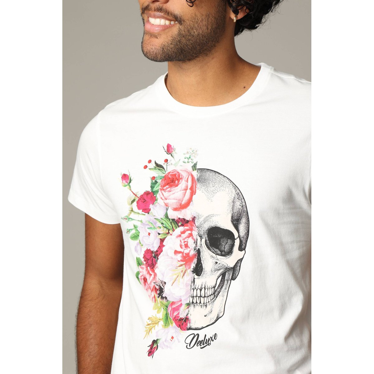 T-shirt manches courtes spike pour un style affirmé SPIKE natural, DEELUXE