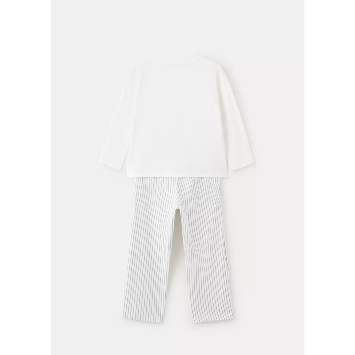 Pyjama complet en coton imprimé blanc, MANGO BABY