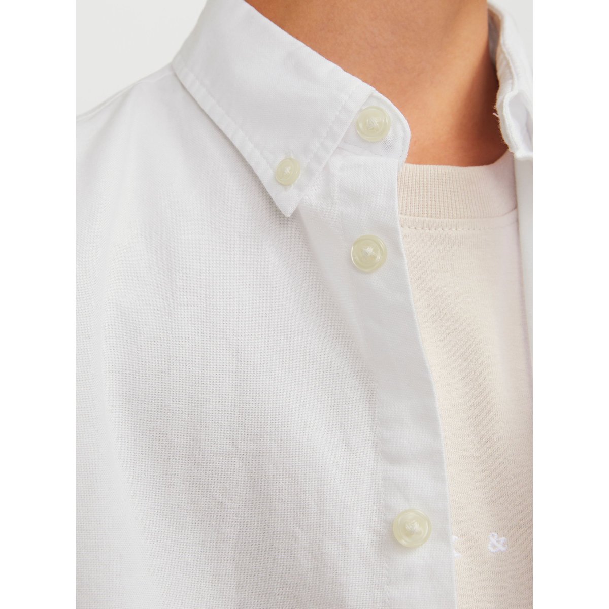 Chemise white, JACK & JONES JUNIOR