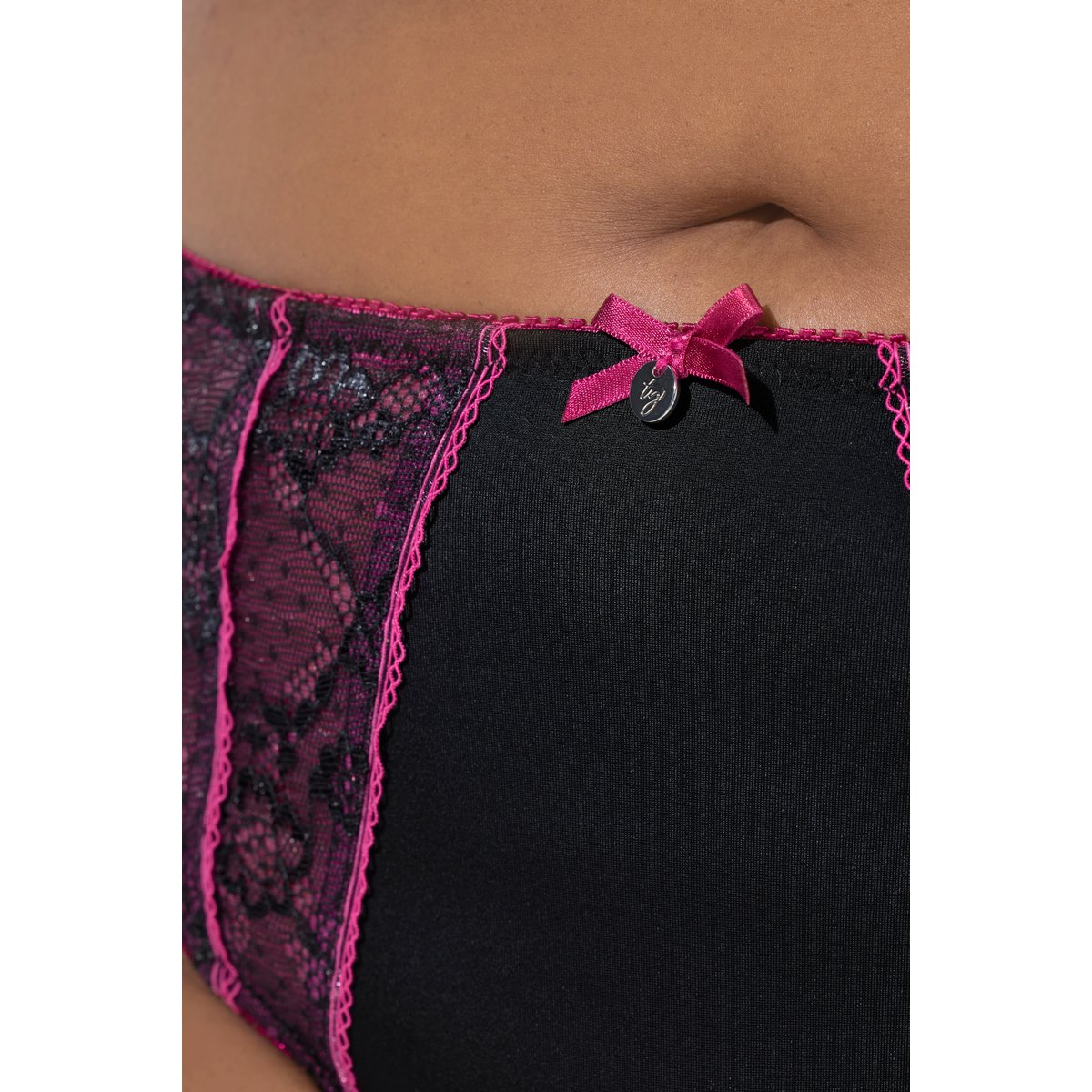 Culotte midi TruYou en microfibre rose vif oriental, ULLA POPKEN