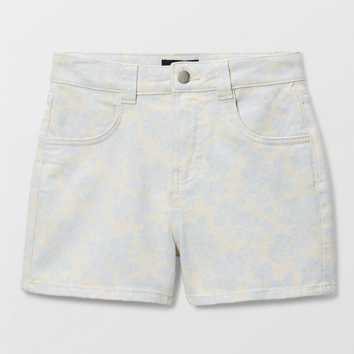 Short en twill imprimé naturel, MONOPRIX