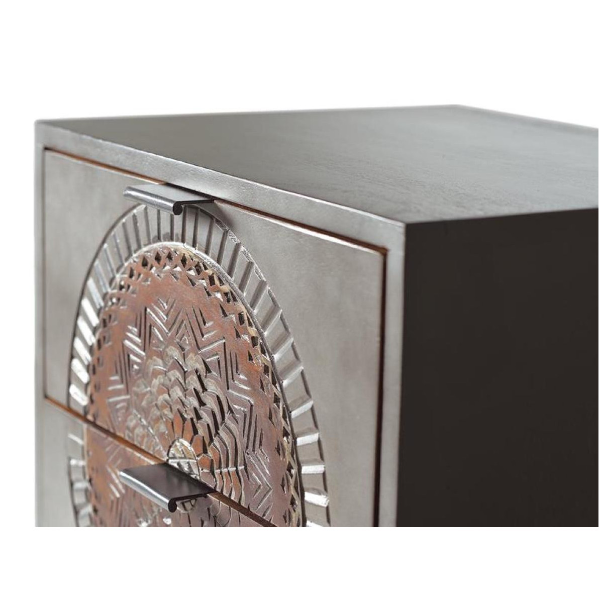 Chiffonnier 4 tiroirs - QUIRINE gris, DECORATION D’AUTREFOIS