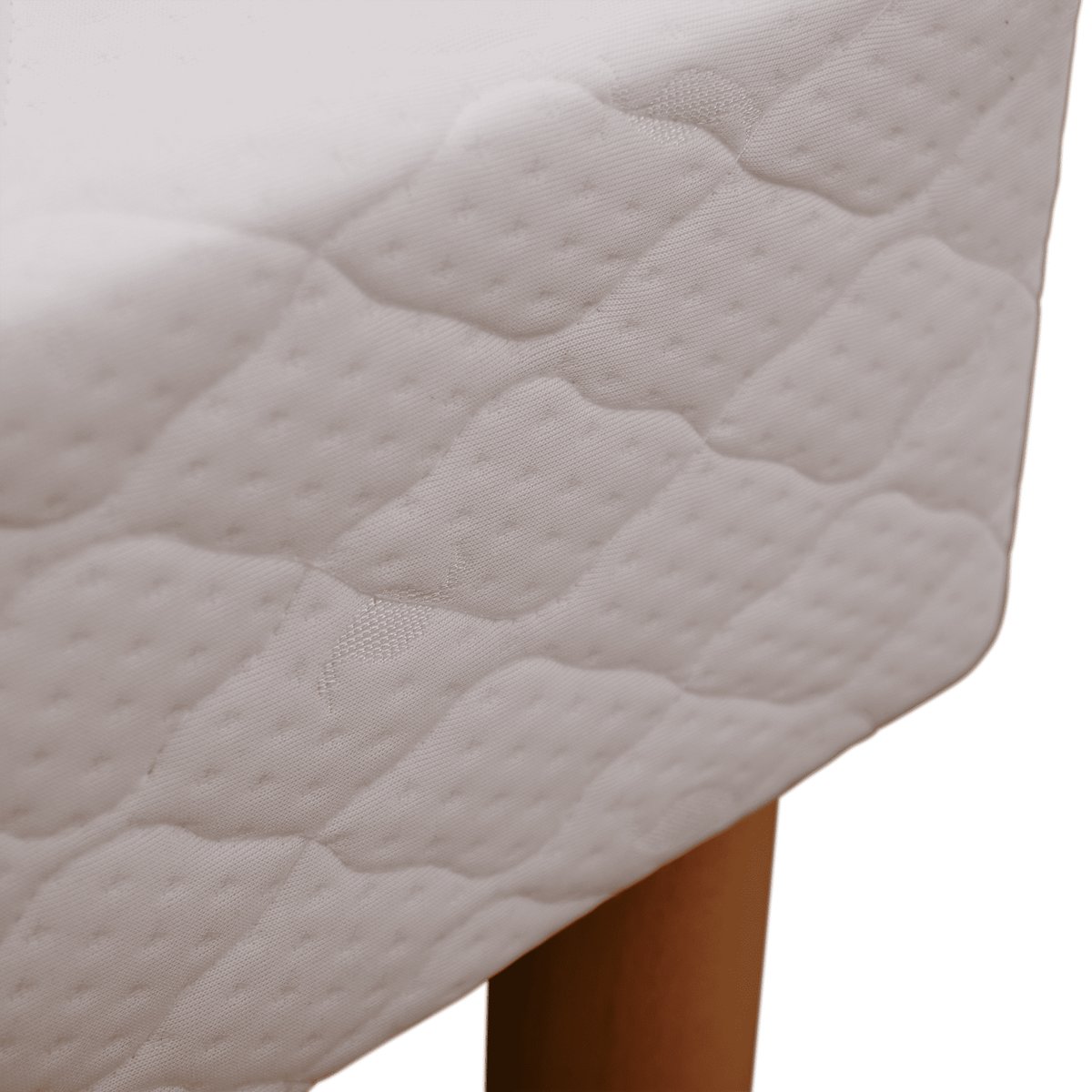 Sommier cuvette tapissier ressorts 17cm blanc, TERRE DE NUIT