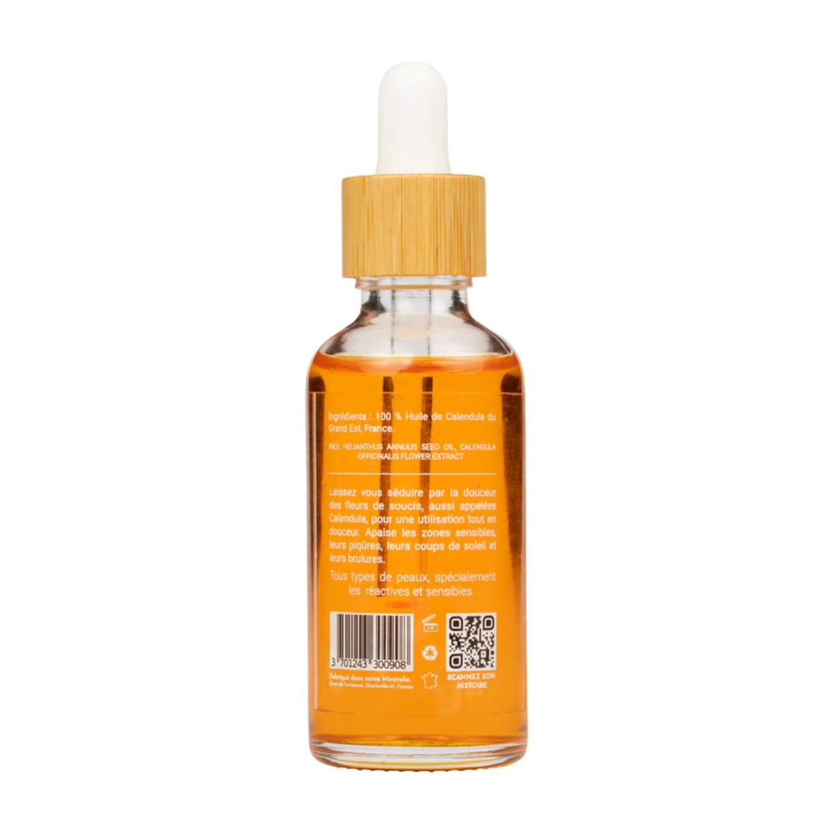 Huile de calendula apaisante pour peaux sensibles Hôtel Calendula couleur unique, MY MIRA