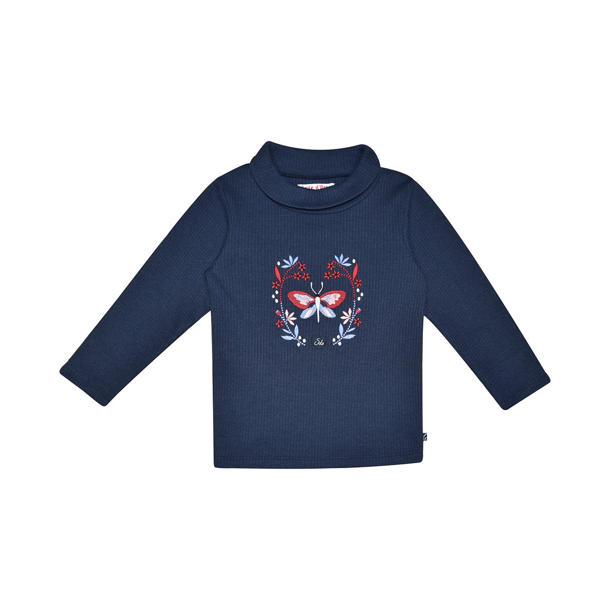 Tee shirt col roulÉ farah bleu, SUCRE D'ORGE