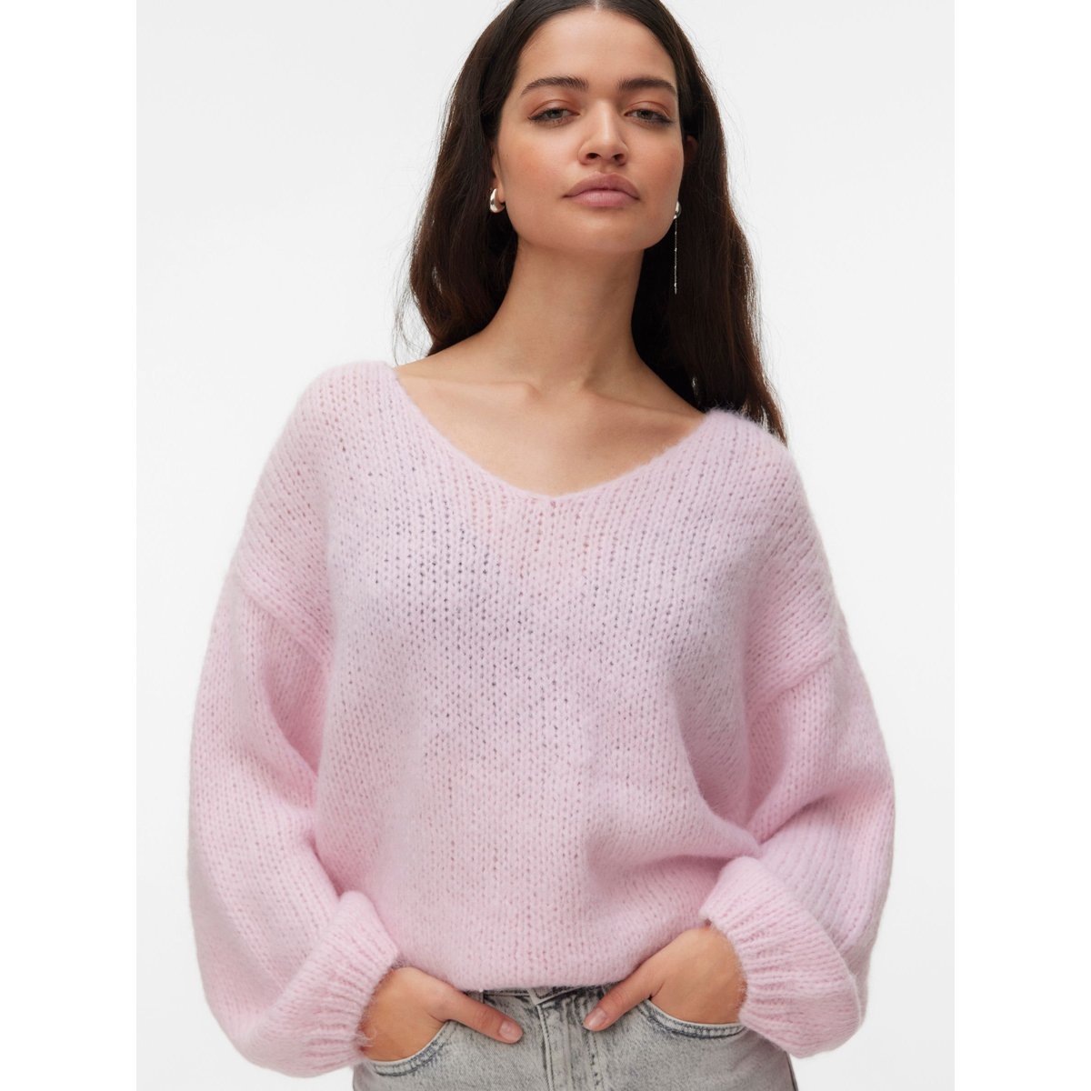 Pull En Maille VMMAYBE Pull en maille rose - parfait pink 1, VERO MODA