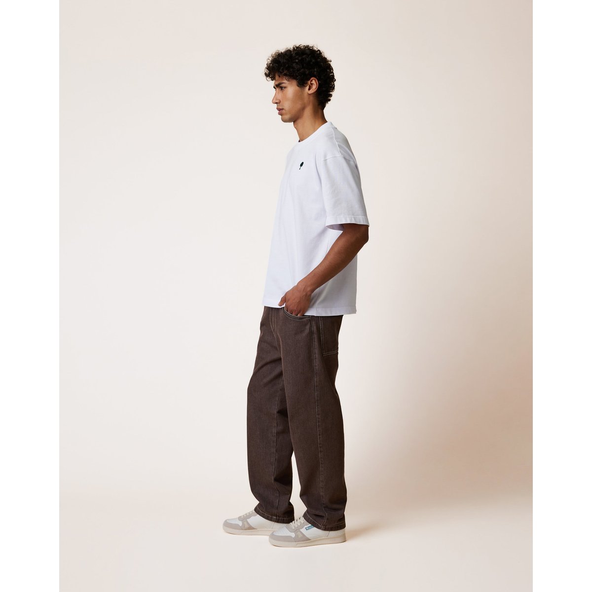 T-shirt en maille blanc, FAGUO