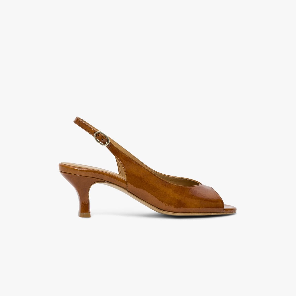 Escarpin en cuir DESIR camel, BOCAGE