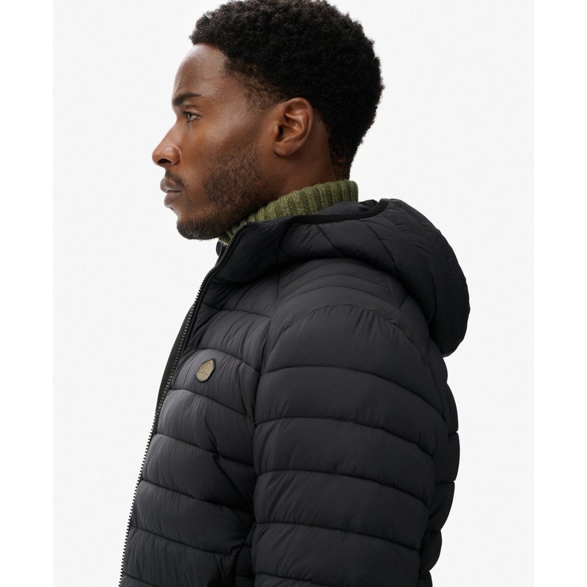 Veste à capuche Fuji Lite noir, SUPERDRY