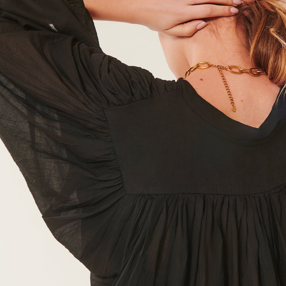 Blouse fluide CARINA noir, BENOA