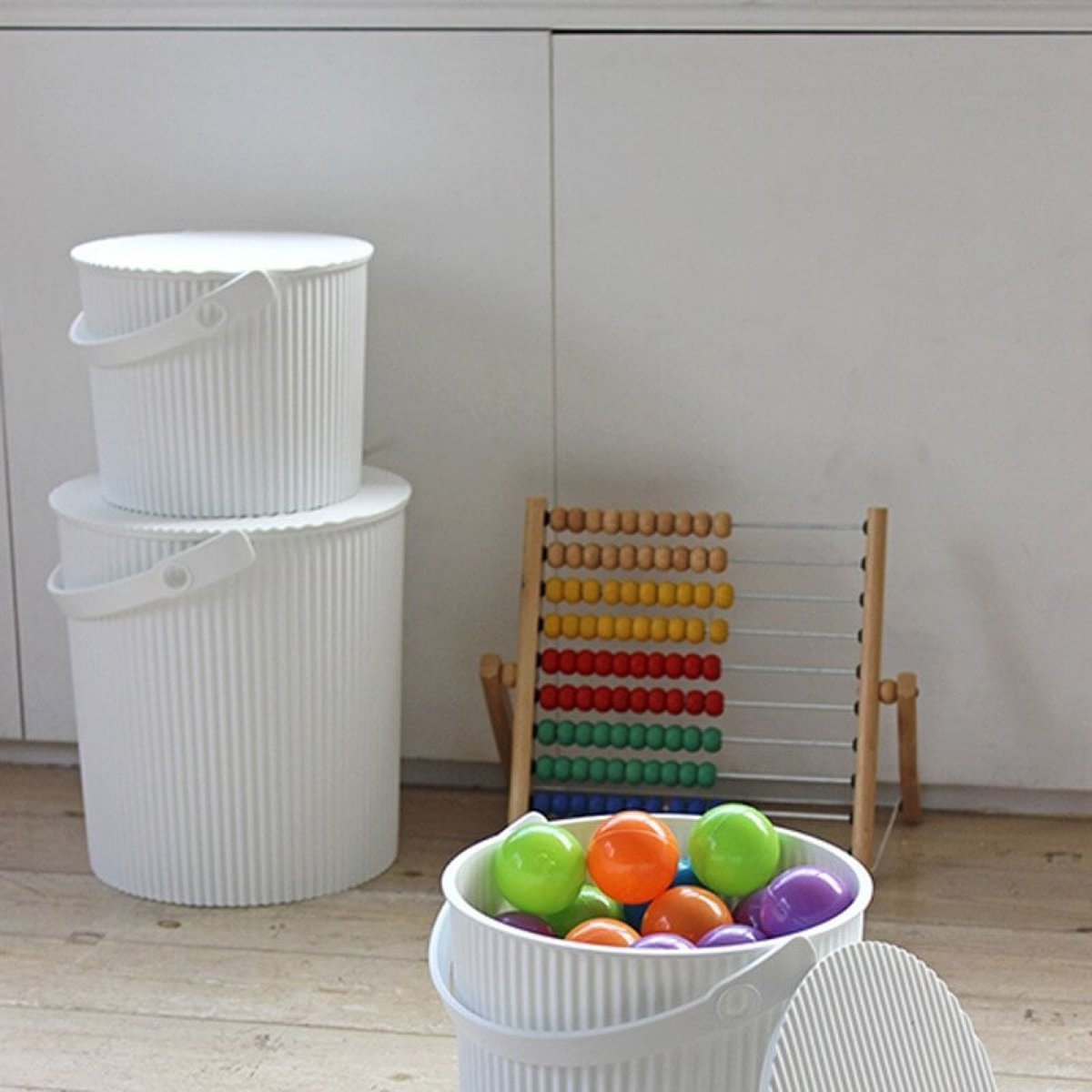 Panier XL Omnioutil blanc, HACHIMAN