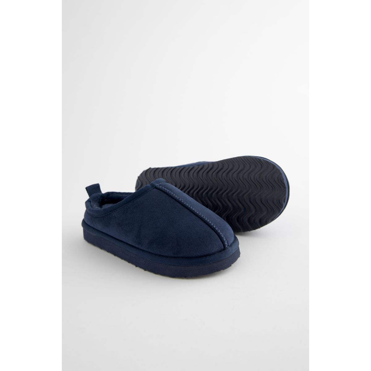 Chaussons mules douillets à enfiler bleu marine, NEXT