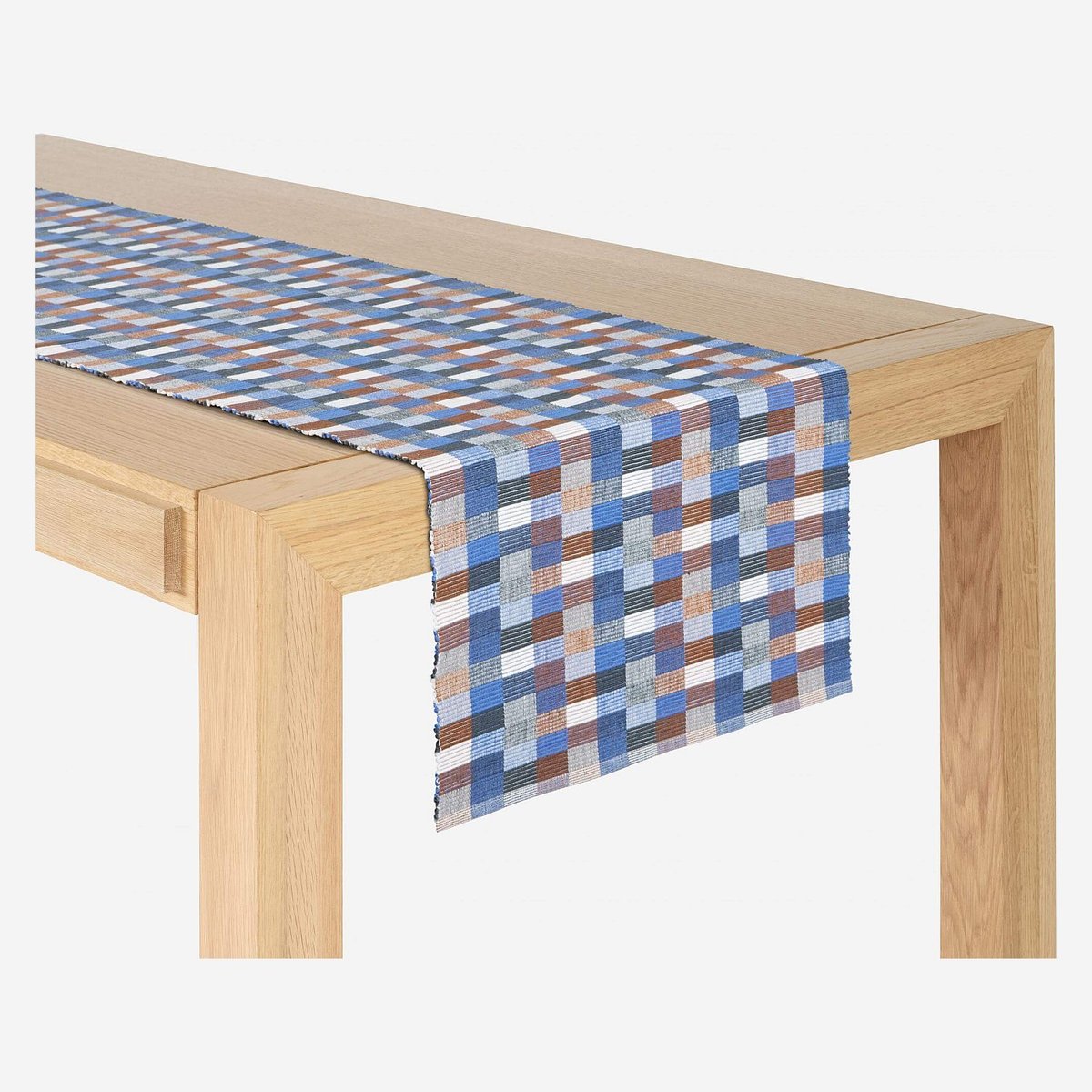 Lot de 2 travers de table en coton TALEB bleu, multicolore, HABITAT