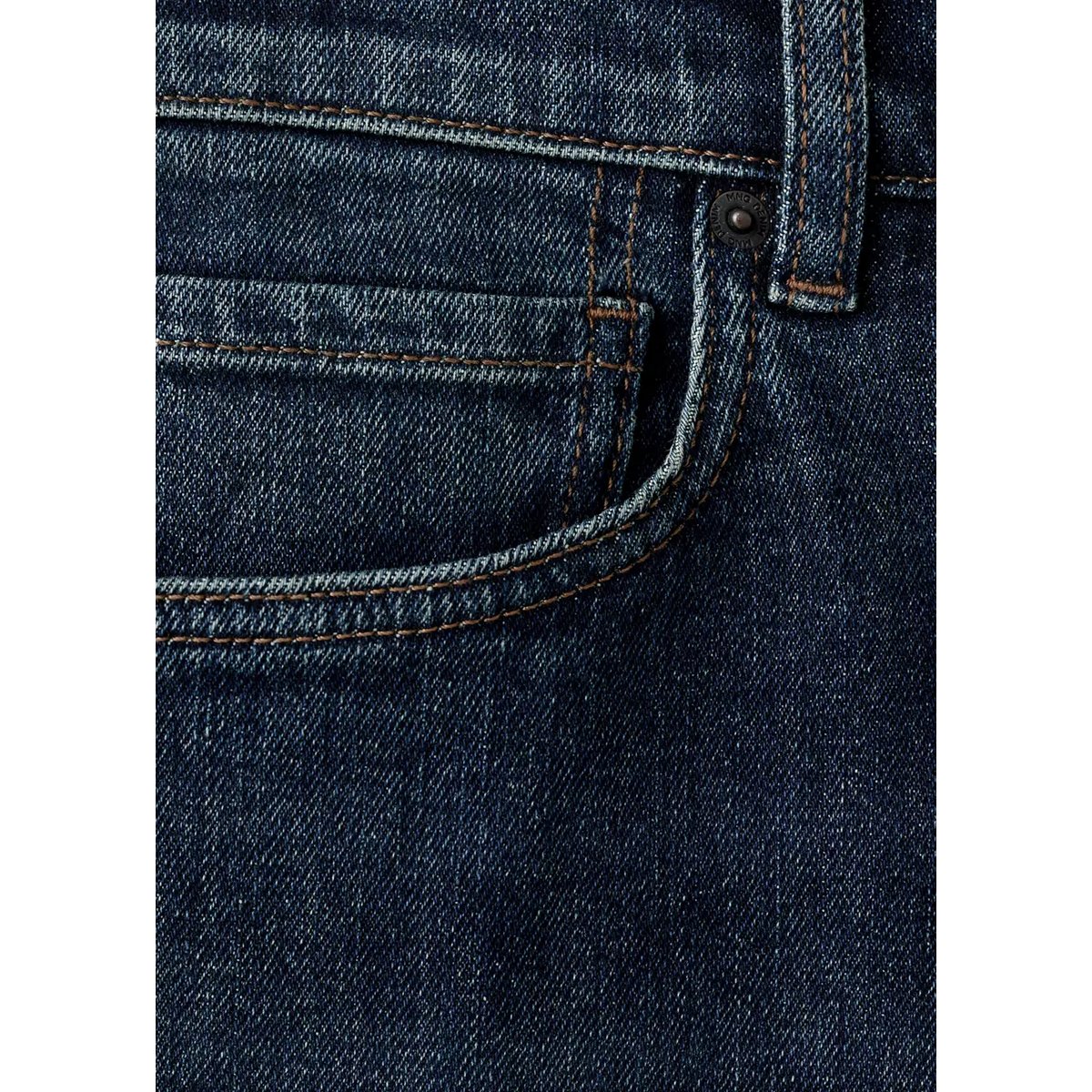 Bermuda en jean slim fit bleu foncé, MANGO MAN