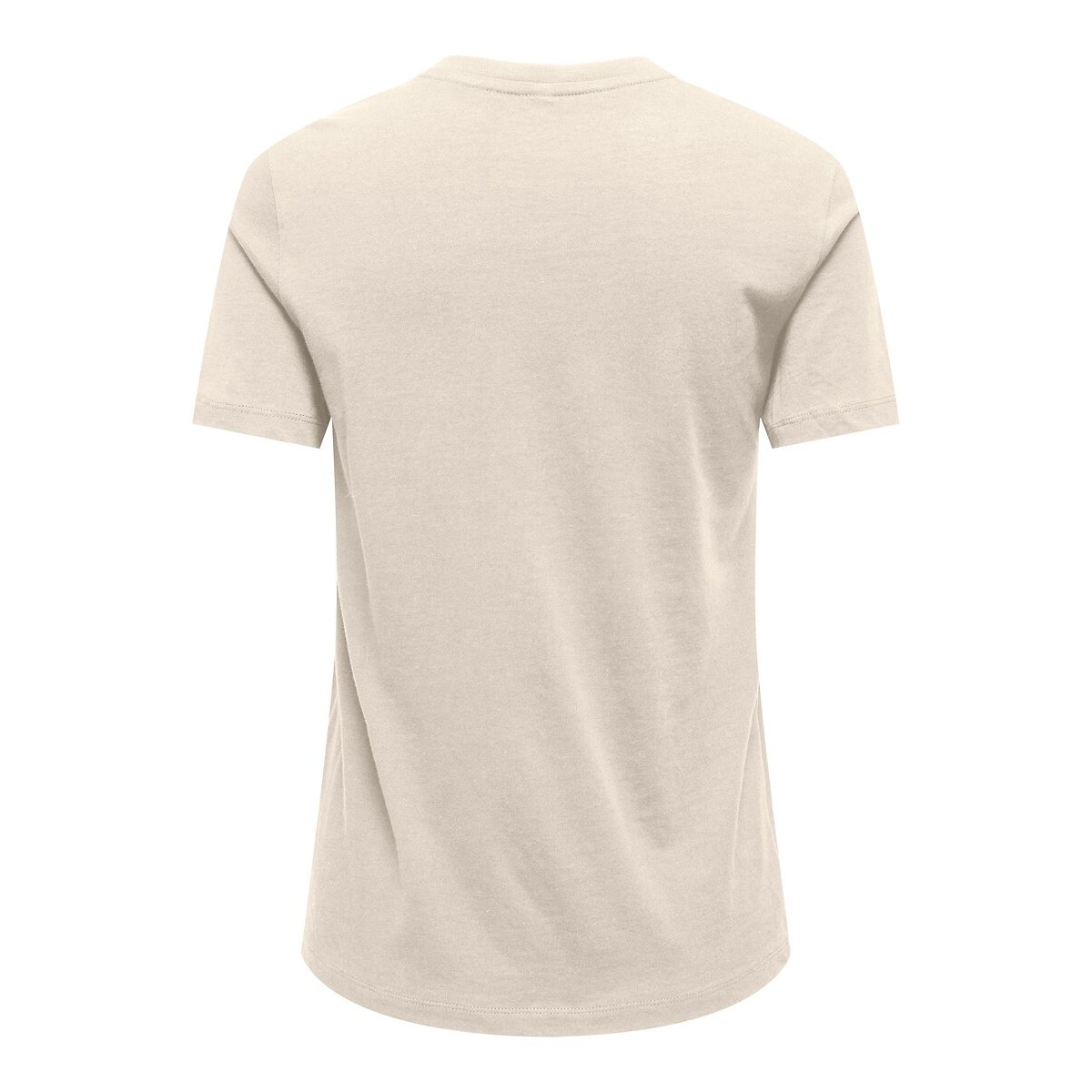 Short Sleeve V-Neck T-Shirt ecru , ONLY