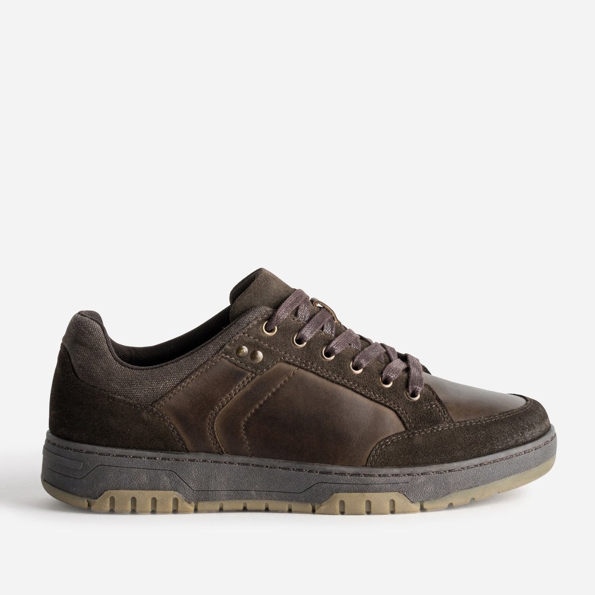 Basket en cuir PIETRO marron, ERAM