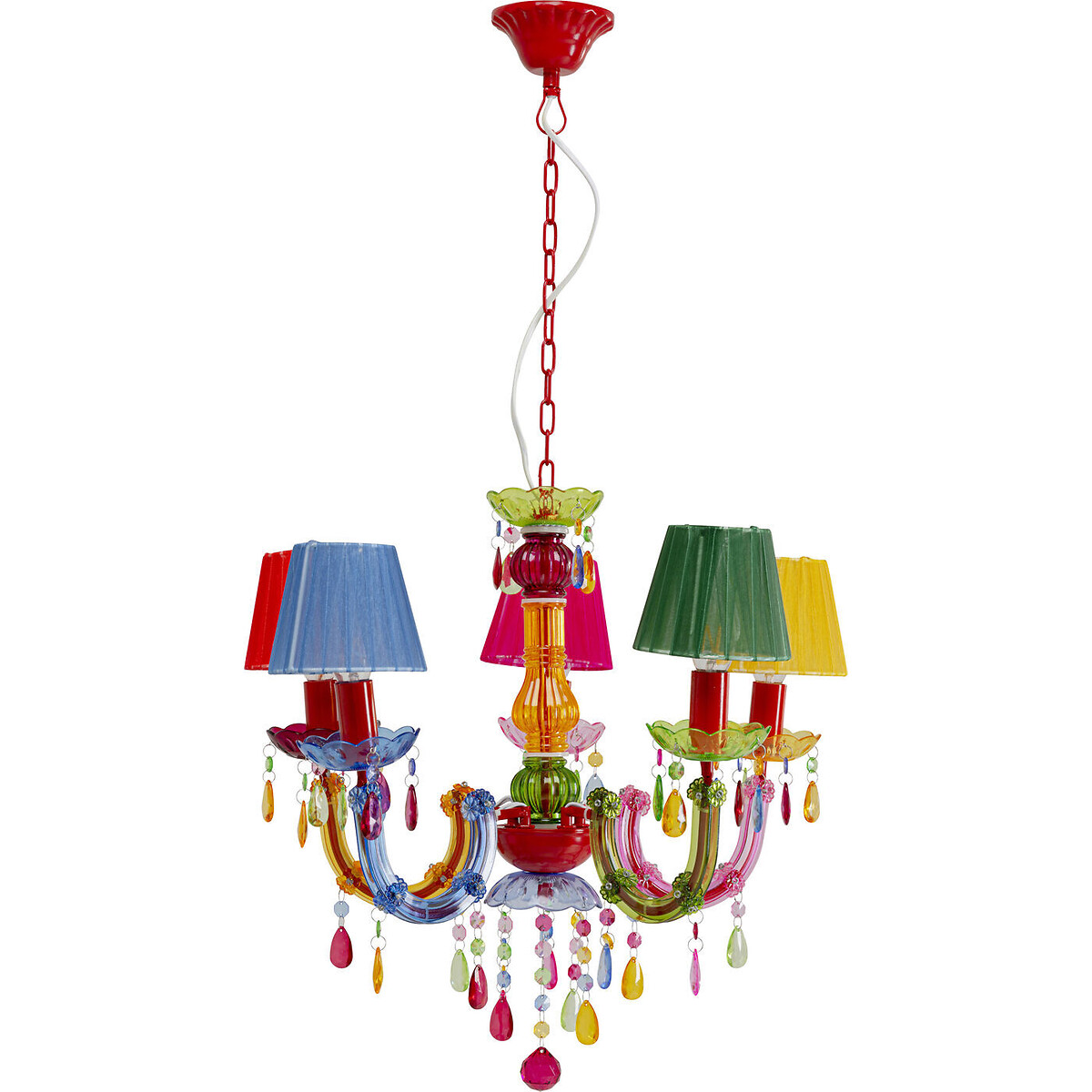 Suspension Starlight 5 branches multicolore multicolore, KARE DESIGN